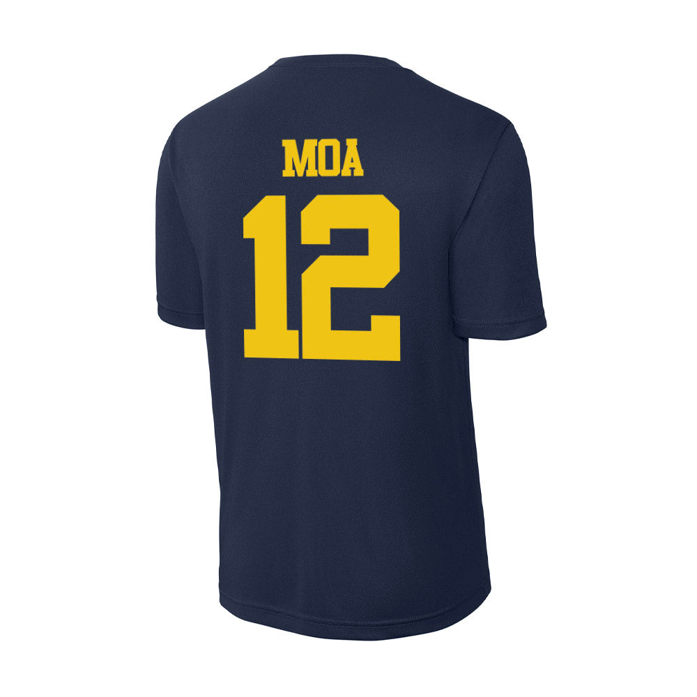 Michigan - NCAA Football : Salesi Moa - Activewear T-Shirt-1