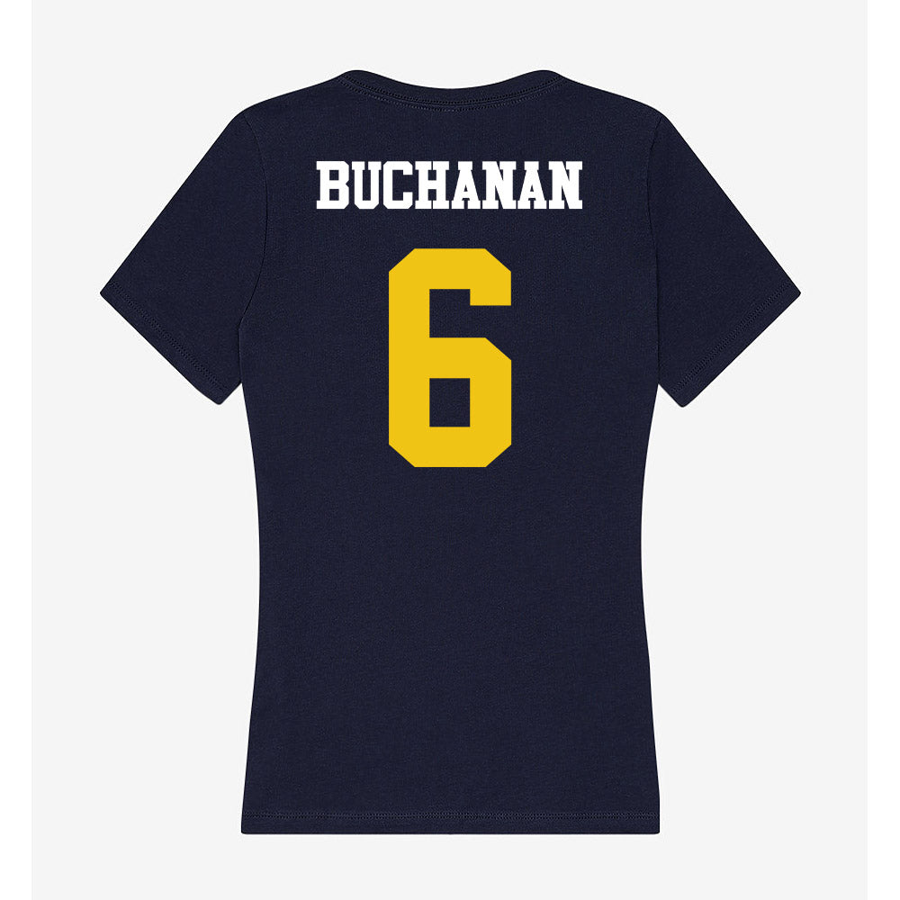 Michigan - NCAA Football : JJ Buchanan - Classic Shersey Women's V-Neck T-Shirt-1