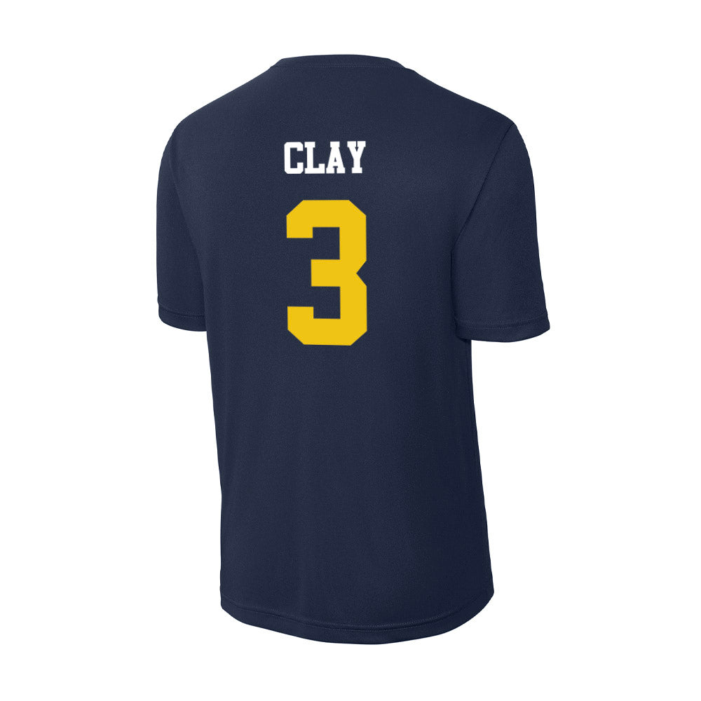 Michigan - NCAA Men's Lacrosse : Rowan Clay - Activewear T-Shirt-1