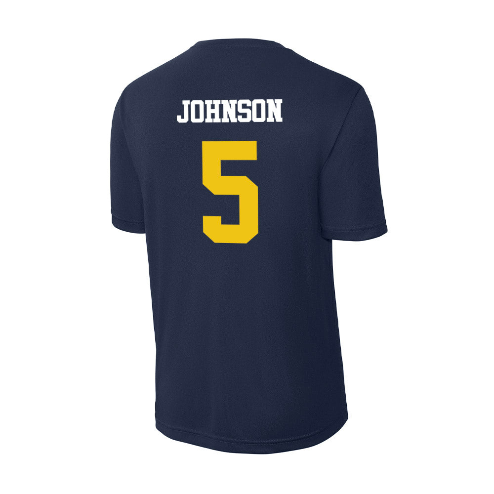 Michigan - NCAA Women's Volleyball : Lydia Johnson - Activewear T-Shirt-1