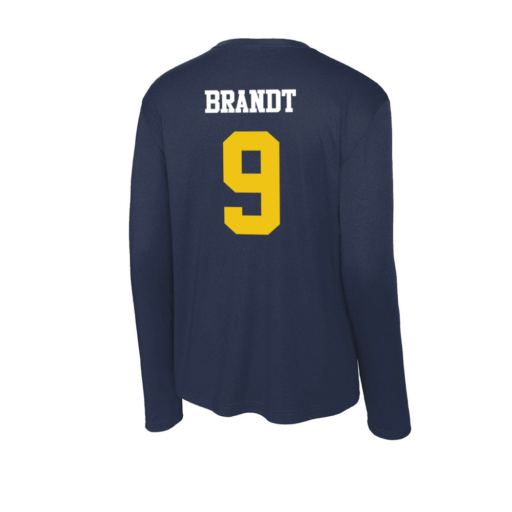 Michigan - NCAA Football : Cameron Brandt - Activewear Long Sleeve T-Shirt-1