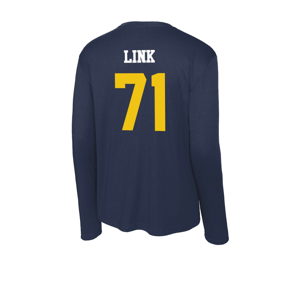 Michigan - NCAA Football : Evan Link - Activewear Long Sleeve T-Shirt-1