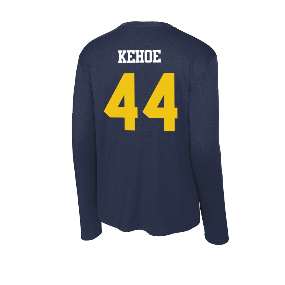 Michigan - NCAA Men's Lacrosse : Ryan Kehoe - Activewear Long Sleeve T-Shirt-1