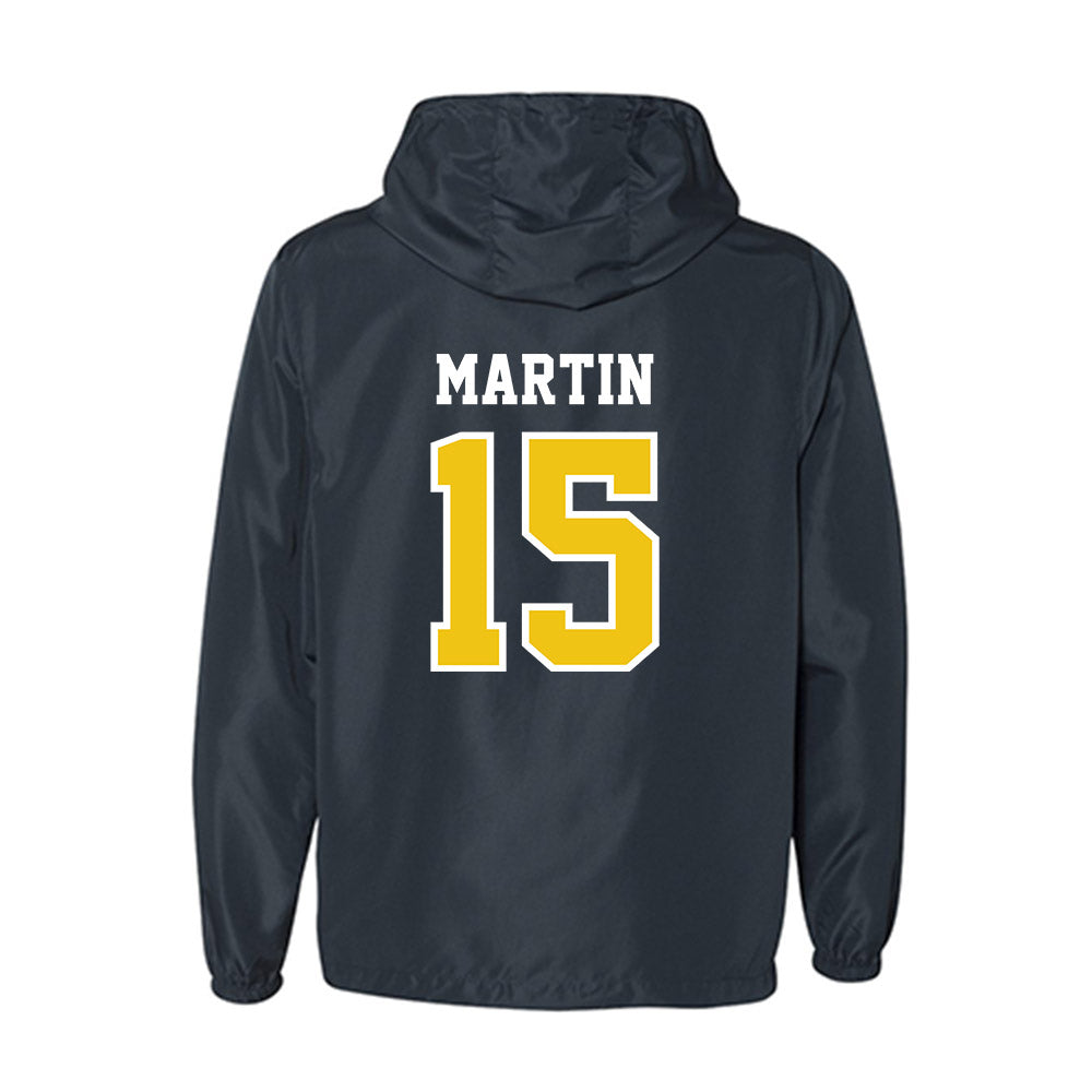 Michigan - NCAA Men's Soccer : Oliver Martin - Windbreaker-1