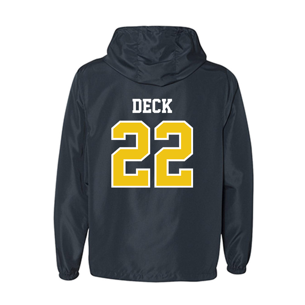 Michigan - NCAA Football : Jordan Deck - Windbreaker-1