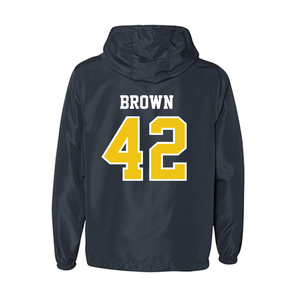 Michigan - NCAA Baseball : Justin Brown - Windbreaker-1
