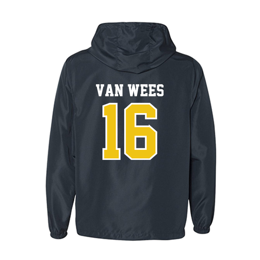 Michigan - NCAA Men's Lacrosse : Kees Van Wees - Windbreaker-1