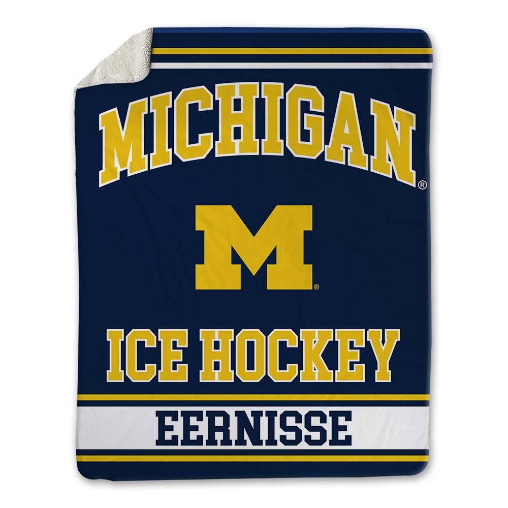 Michigan - NCAA Men's Ice Hockey : Josh Eernisse - Blanket-0