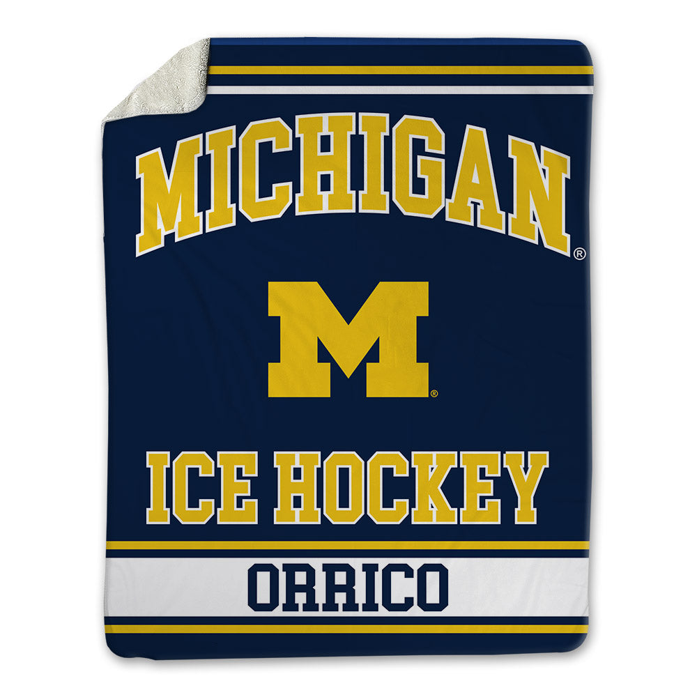 Michigan - NCAA Men's Ice Hockey : Josh Orrico - Blanket-0