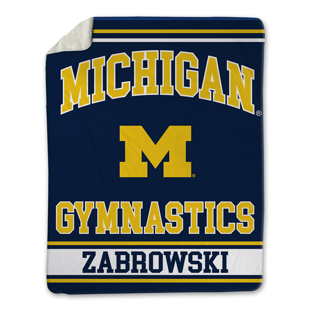 Michigan - NCAA Women's Gymnastics : Haylen Zabrowski - Blanket-0