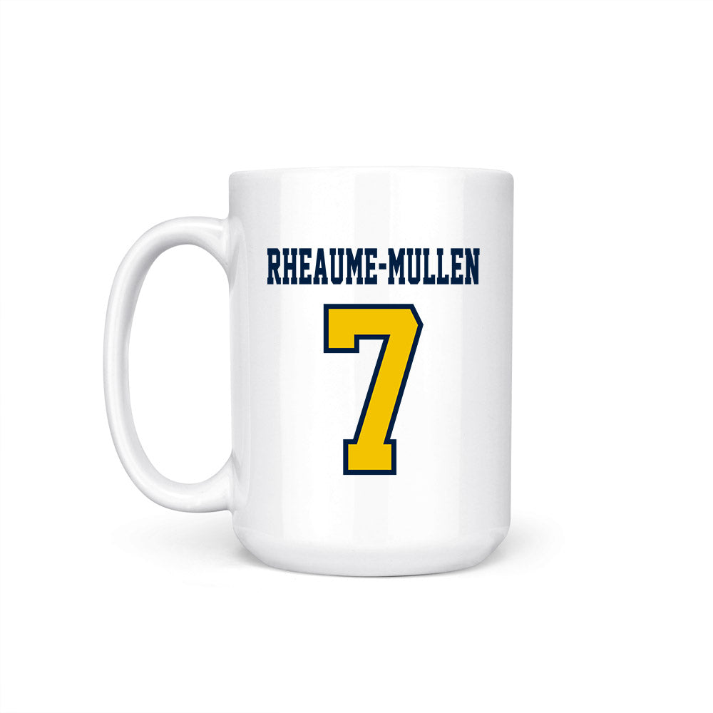 Michigan - NCAA Men's Ice Hockey : Dakoda Rheaume-Mullen - Coffee Mug-1