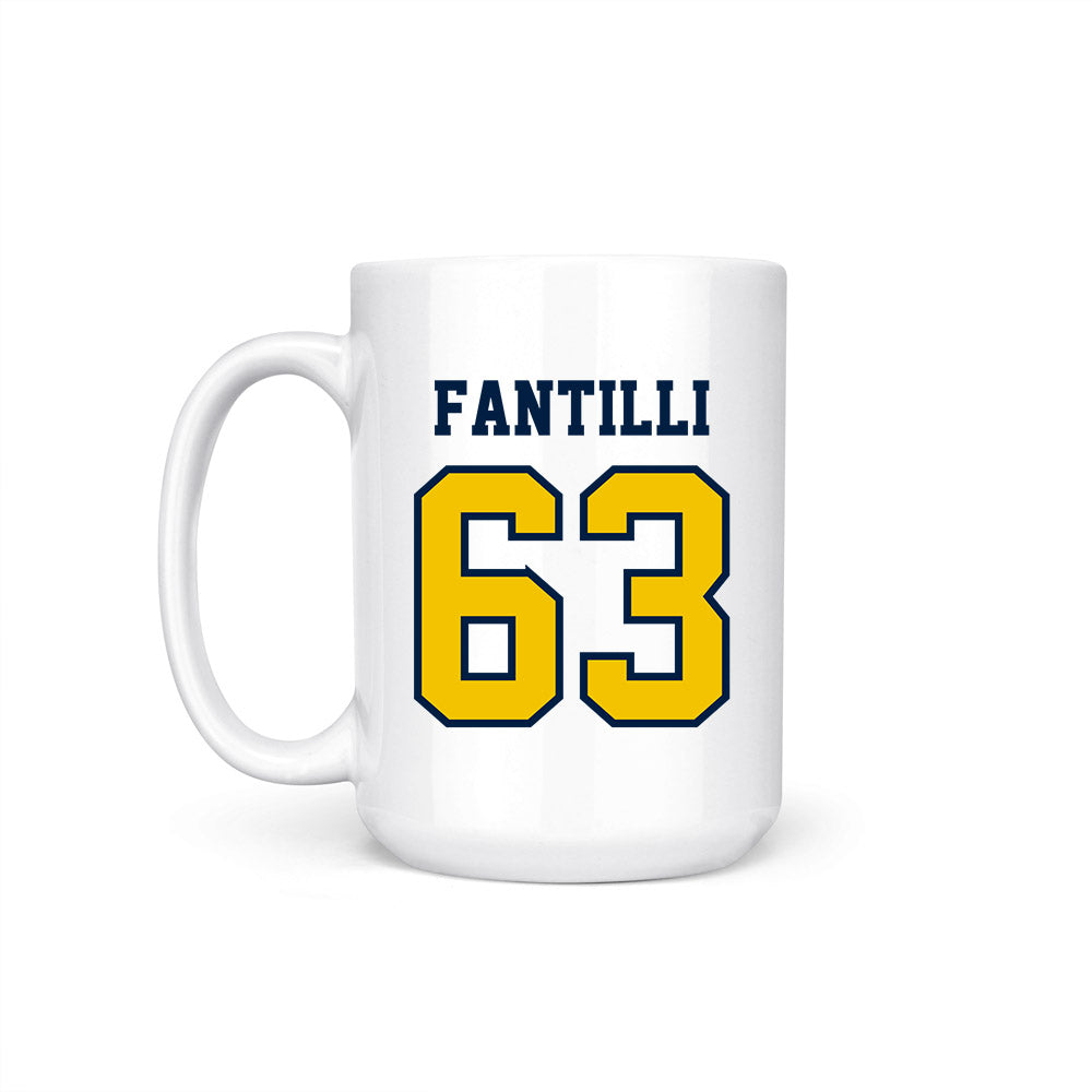 Michigan - NCAA Men's Ice Hockey : Luca Fantilli - Coffee Mug-1