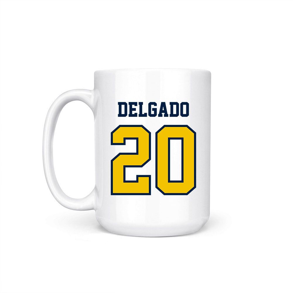 Michigan - NCAA Men's Lacrosse : Lucas Delgado - Coffee Mug-1
