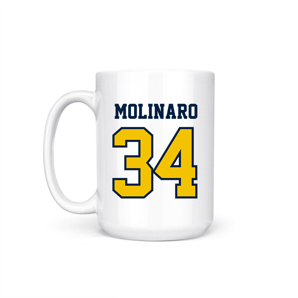 Michigan - NCAA Men's Ice Hockey : Julian Molinaro - Coffee Mug-1