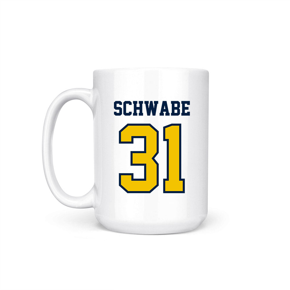 Michigan - NCAA Women's Lacrosse : Julia Schwabe - Coffee Mug-1