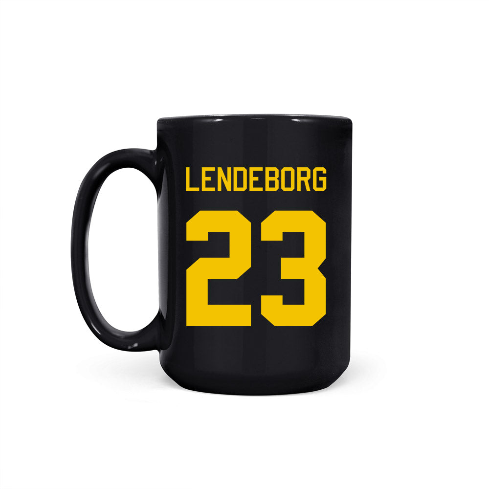Michigan - NCAA Men's Basketball : Yaxel Lendeborg - Coffee Mug-1
