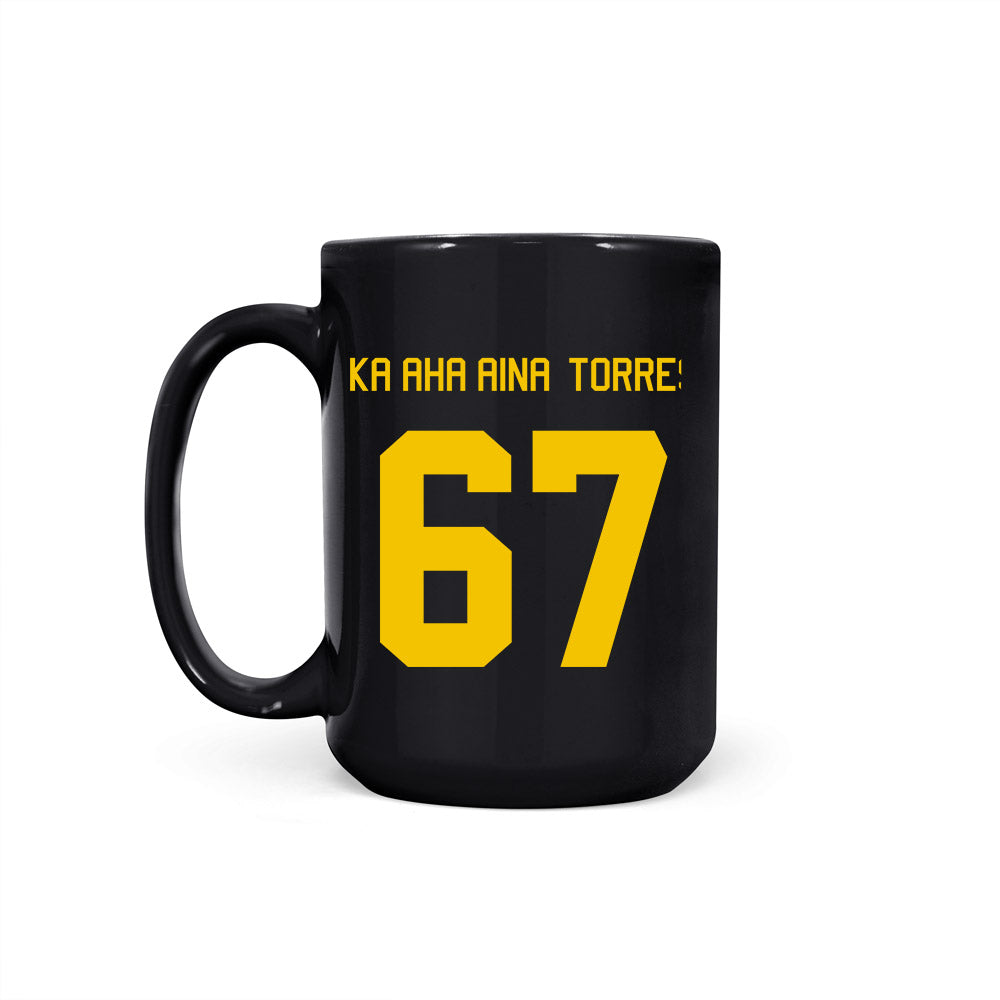Michigan - NCAA Football : Houston Ka'aha'aina-Torres - Coffee Mug-1