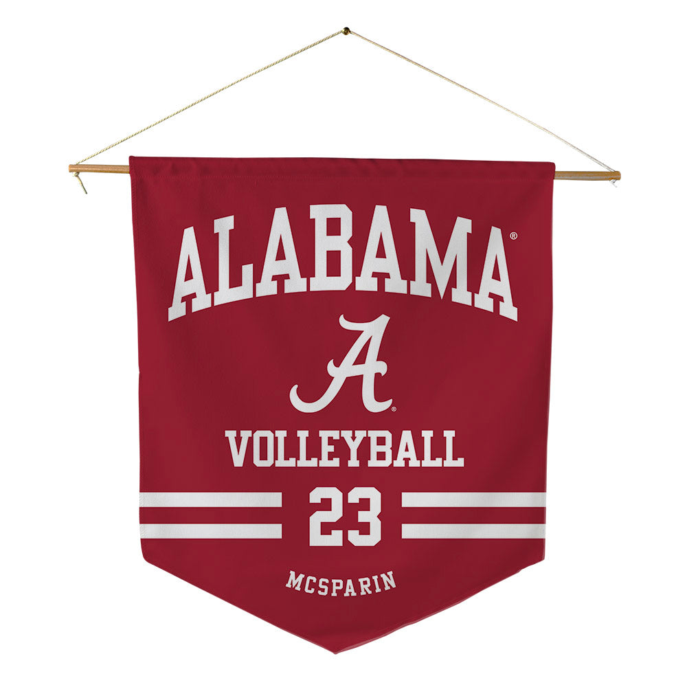 Alabama - Women's Volleyball Alumni : Hayley McSparin - Pennant - 18" x 21"-0