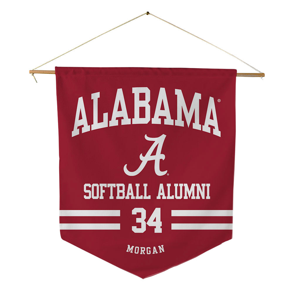 Alabama - Softball Alumni : Charlotte Morgan - Pennant - 18" x 21"-0