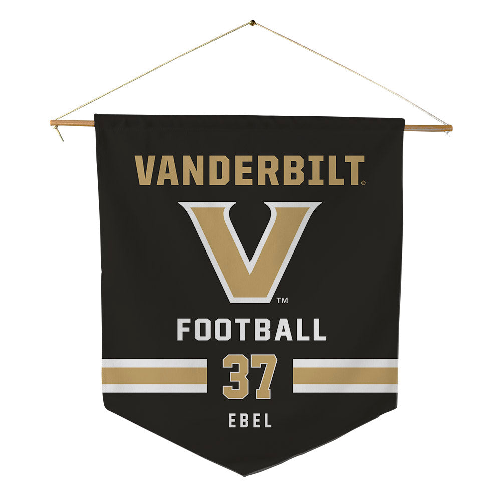 Vanderbilt - NCAA Football : Tyler Ebel - Pennant - 18" x 21"-0