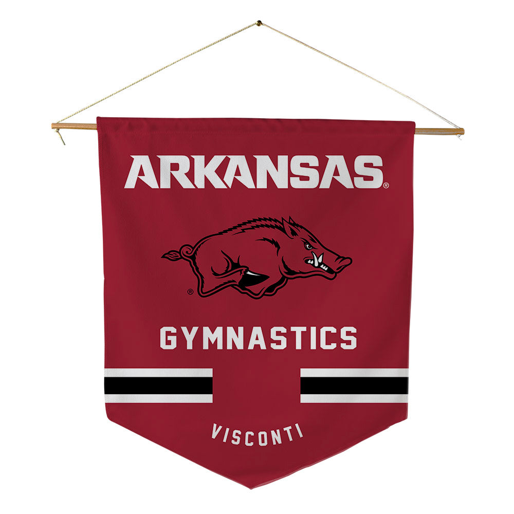 Arkansas - NCAA Women's Gymnastics : Sabrina Visconti - Pennant - 18" x 21"-0