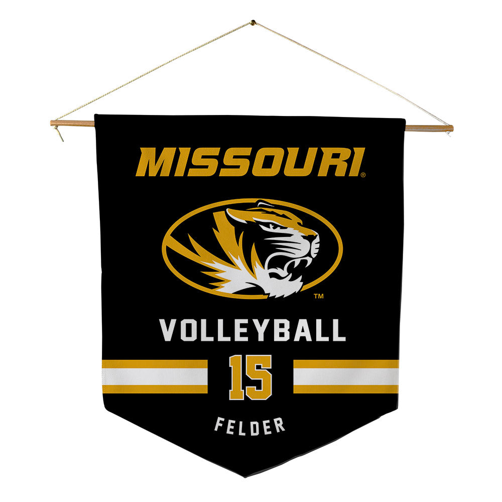 Missouri - NCAA Women's Volleyball : Paige Felder - Pennant - 18" x 21"-0