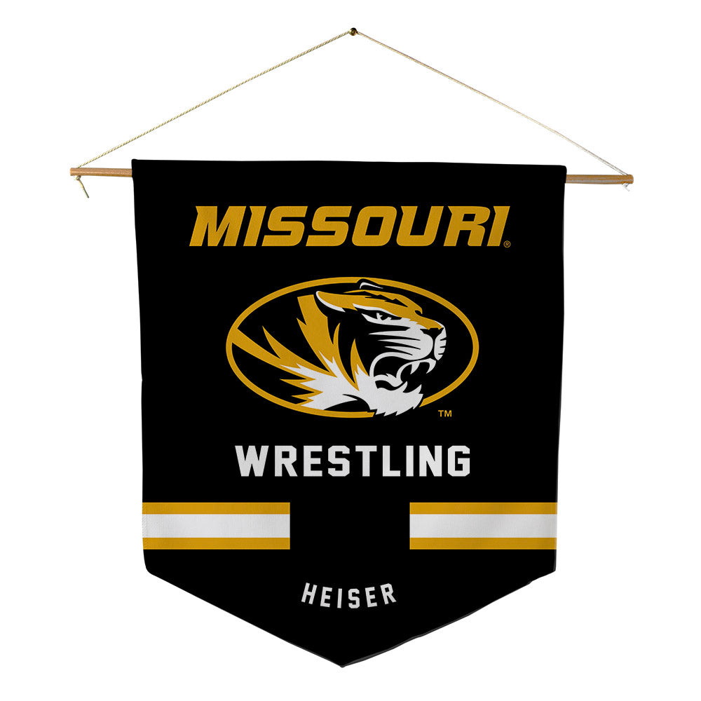 Missouri - NCAA Wrestling : Danny Heiser - Pennant - 18" x 21"-0