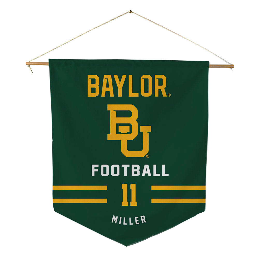 Baylor - NCAA Football : Drelon Miller - Pennant - 18" x 21"-0
