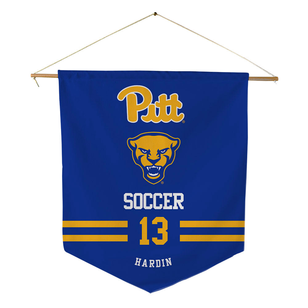 Pittsburgh - NCAA Men's Soccer : Joshua Hardin - Pennant - 18" x 21"-0