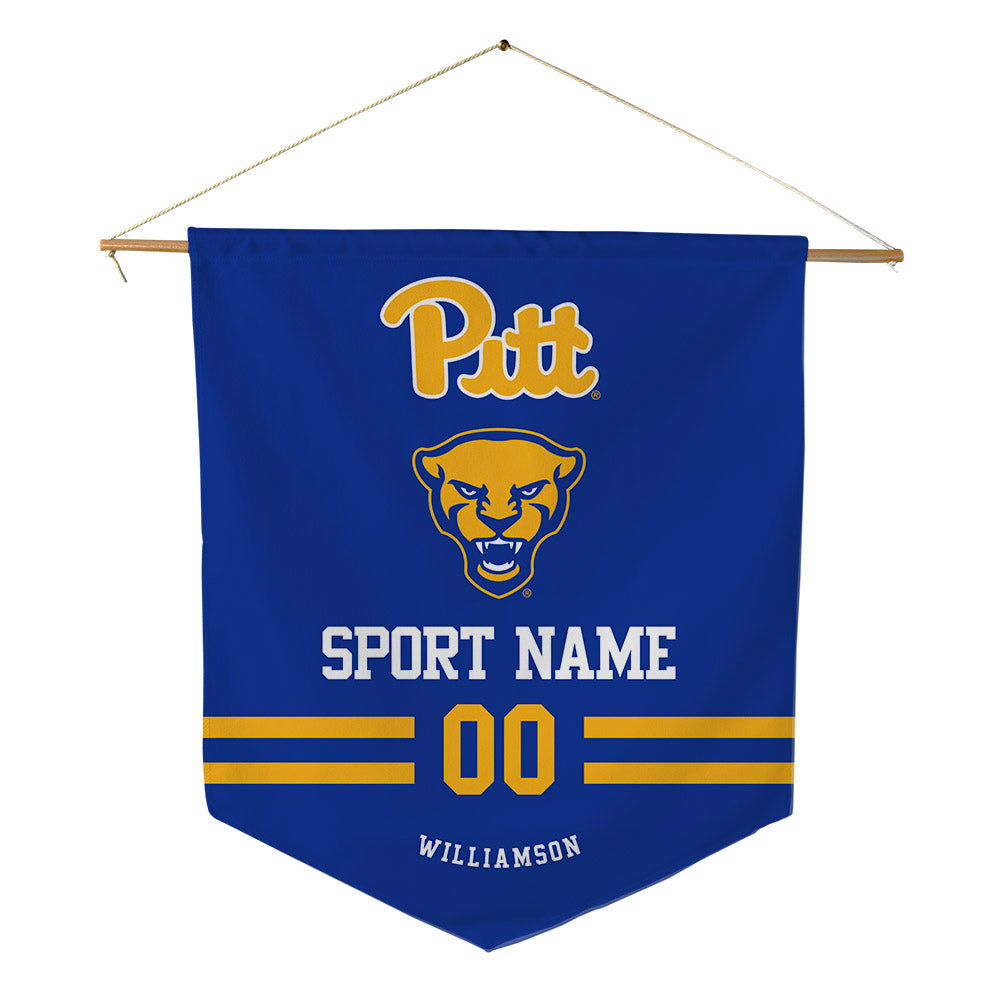 Pittsburgh - NCAA Women's Gymnastics : Dara Williamson - Pennant - 18" x 21"-0