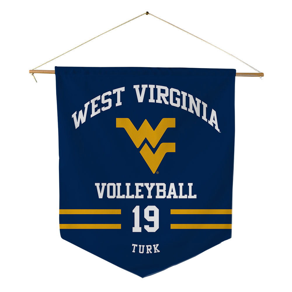 West Virginia - NCAA Women's Volleyball : Reagan Turk - Pennant - 18" x 21"-0