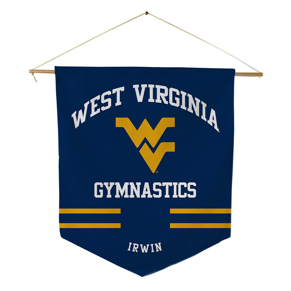 West Virginia - NCAA Women's Gymnastics : Brooke Irwin - Pennant - 18" x 21"-0
