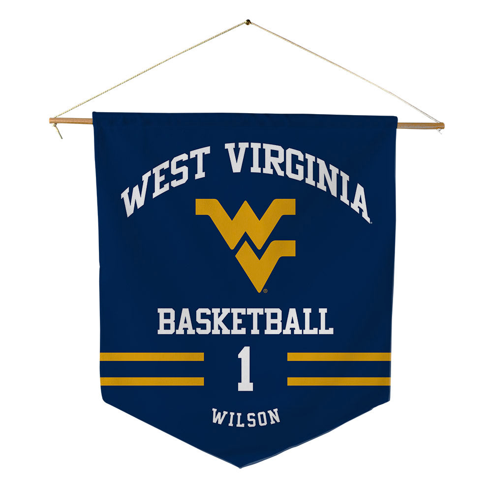 West Virginia - NCAA Women's Basketball : Nylah Wilson - Pennant - 18" x 21"-0
