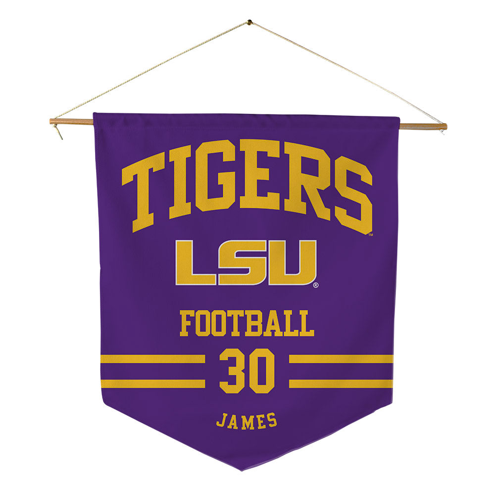 LSU - NCAA Football : Treylan James - Pennant - 18" x 21"-0