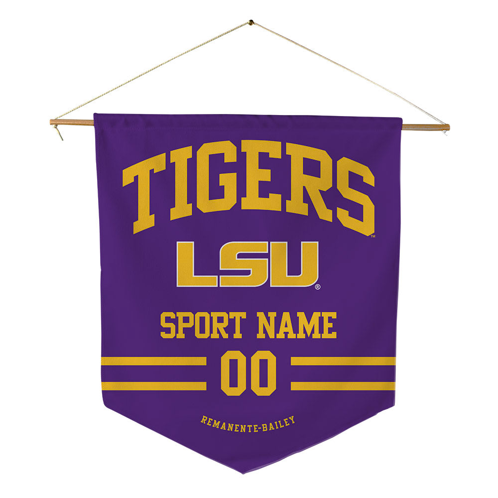 LSU - NCAA Women's Soccer : Sariyah Remanente-Bailey - Pennant - 18" x 21"-0