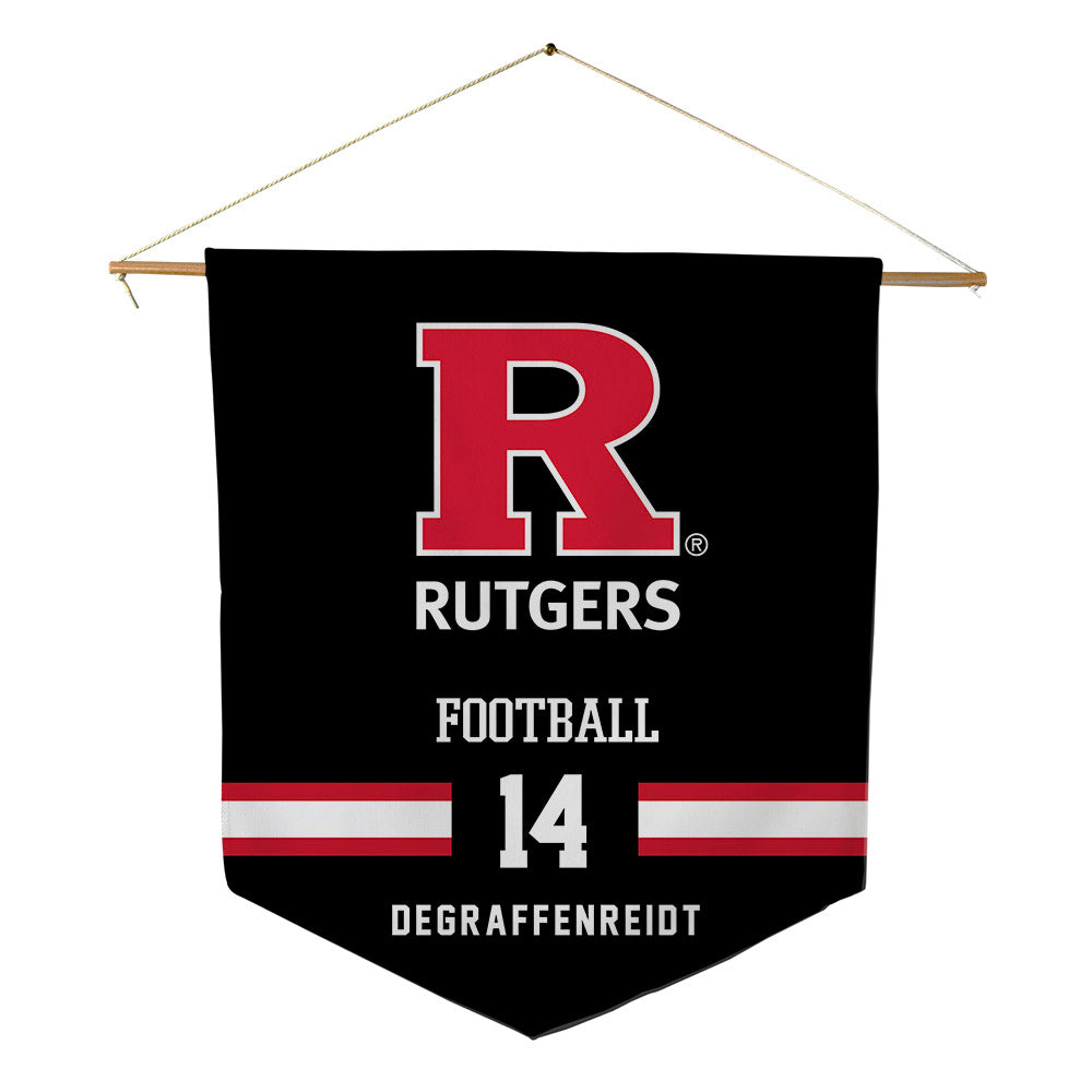 Rutgers - NCAA Football : Sah'nye Degraffenreidt - Pennant - 18" x 21"-0
