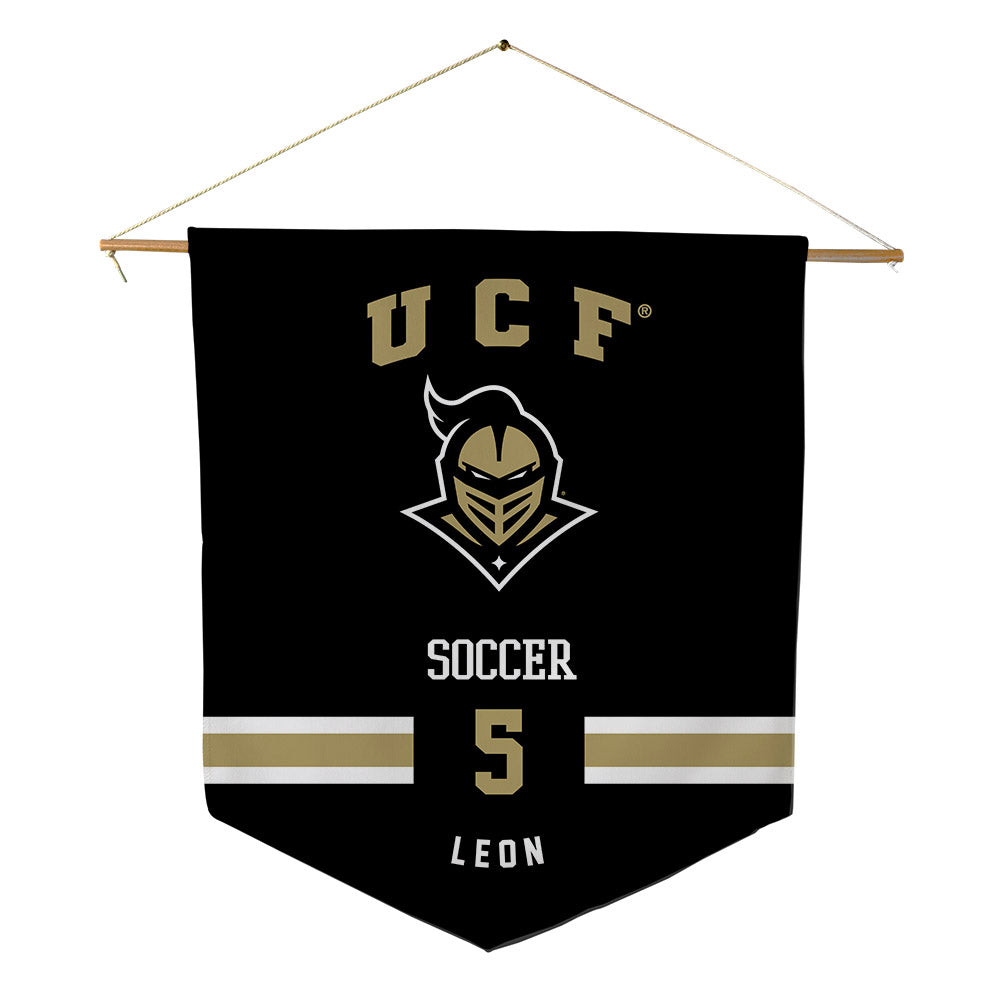 Central Florida - NCAA Women's Soccer : Natalie Leon - Pennant - 18" x 21"-0