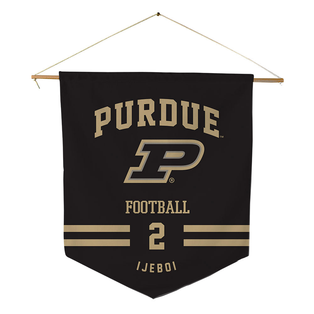 Purdue - NCAA Football : Fame Ijeboi - Pennant - 18" x 21"-0