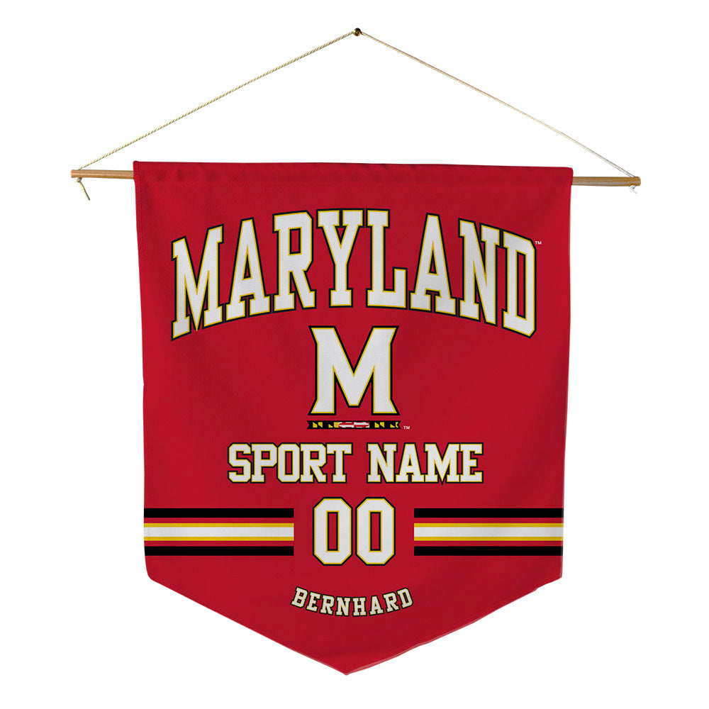 Maryland - NCAA Football : Nathan Bernhard - Pennant - 18" x 21"-0