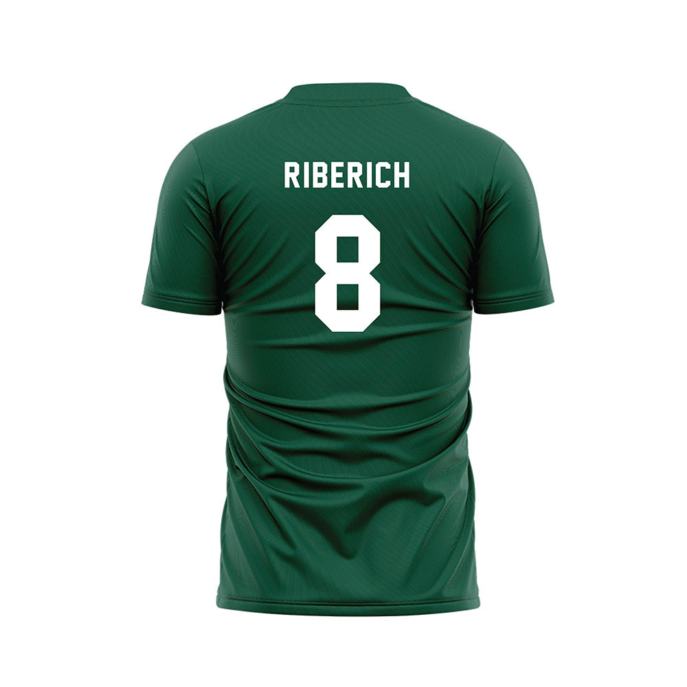 Cleveland State - NCAA Women's Soccer : Alicia Riberich - Green Soccer Jersey-1