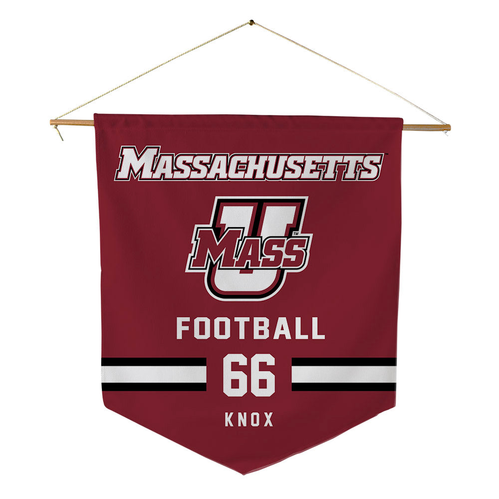 UMass - NCAA Football : Greg Knox - Pennant - 18" x 21"-0