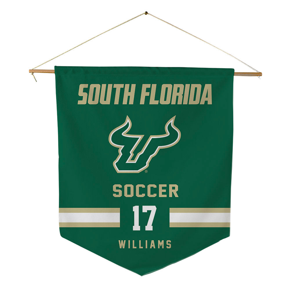 USF - NCAA Men's Soccer : Micah Williams - Pennant - 18" x 21"-0
