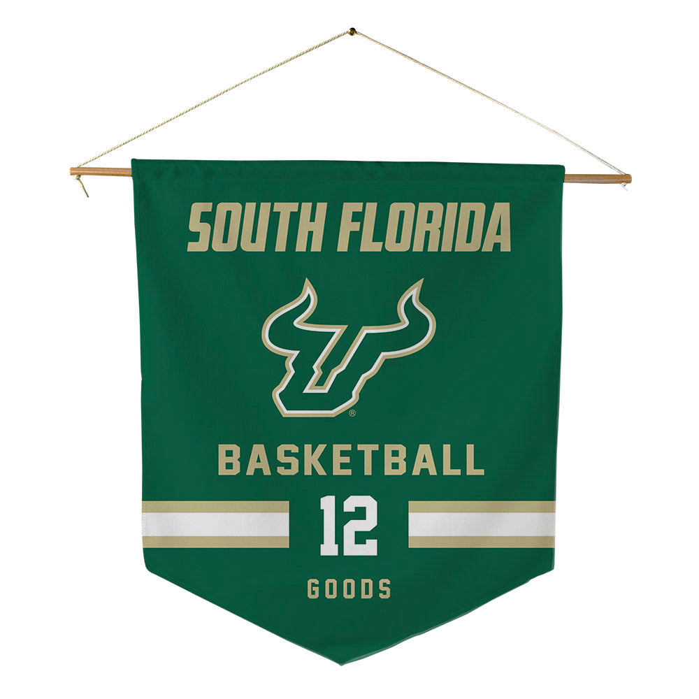 USF - NCAA Men's Basketball : Richard Goods - Pennant - 18" x 21"-0