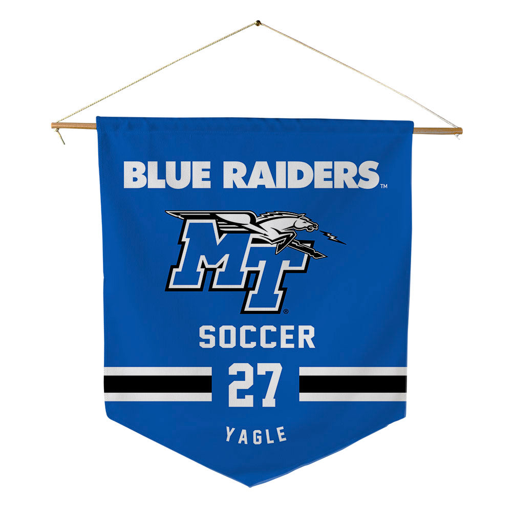MTSU - NCAA Women's Soccer : Avery Yagle - Pennant - 18" x 21"-0