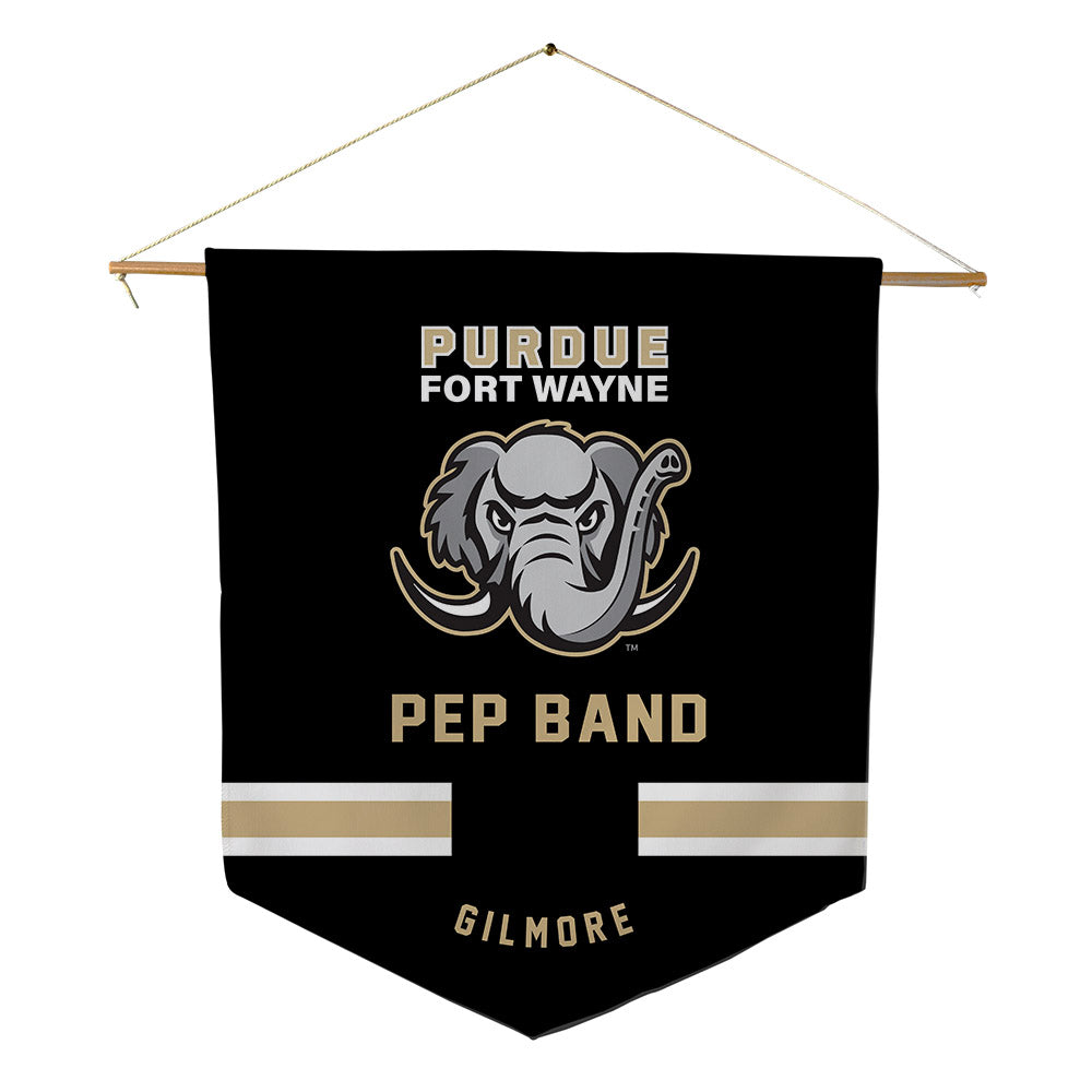 PFW - Pep Band : Benjamin Gilmore - Pennant - 18" x 21"-0