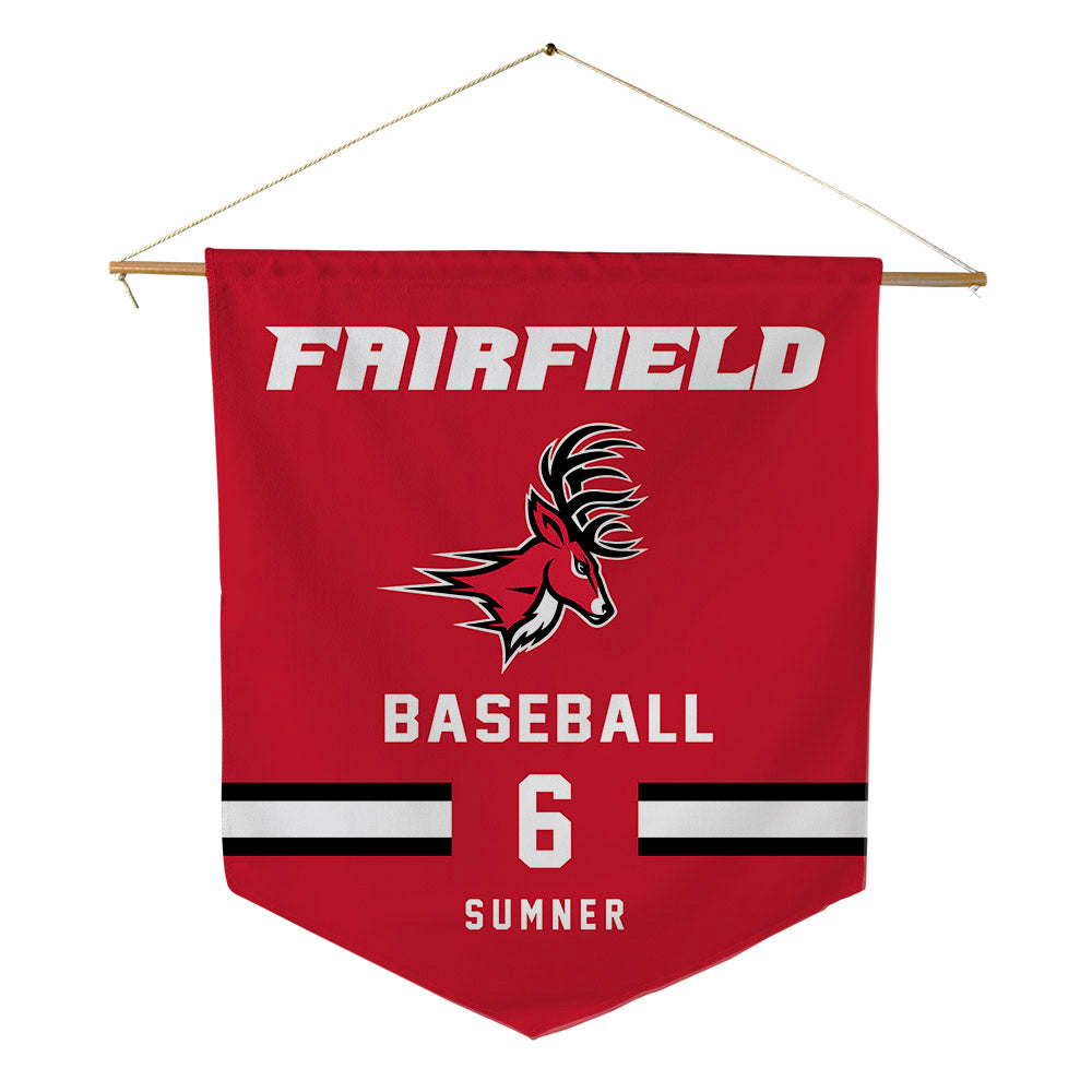Fairfield - NCAA Baseball : Tyson Sumner - Pennant - 18" x 21"-0