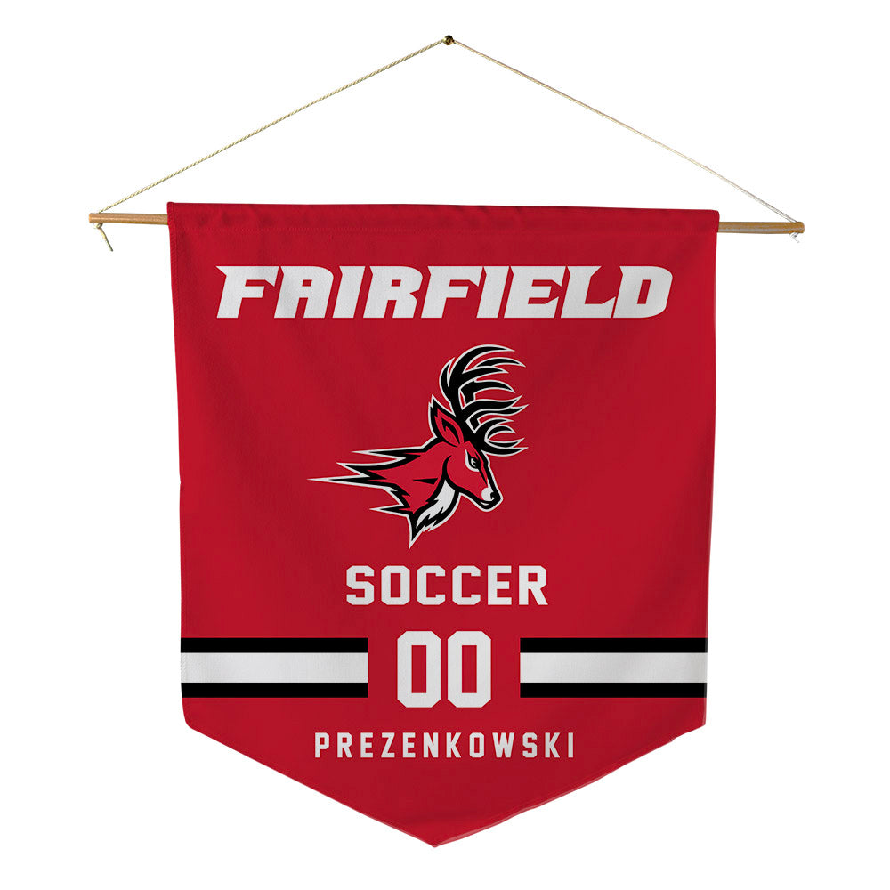 Fairfield - NCAA Women's Soccer : Leah Prezenkowski - Pennant - 18" x 21"-0