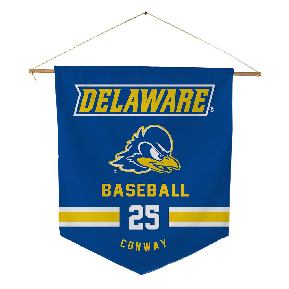 Delaware - NCAA Baseball : Elias Conway - Pennant - 18" x 21"-0