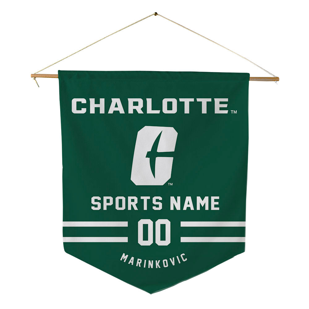 UNC Charlotte - NCAA Women's Volleyball : Sara Marinkovic - Pennant - 18" x 21"-0