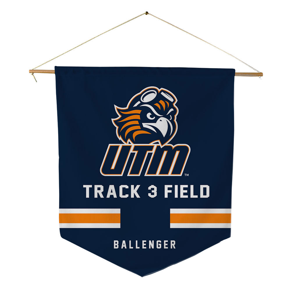 UT Martin - NCAA Men's Track & Field : Grayson Ballenger - Pennant - 18" x 21"-0